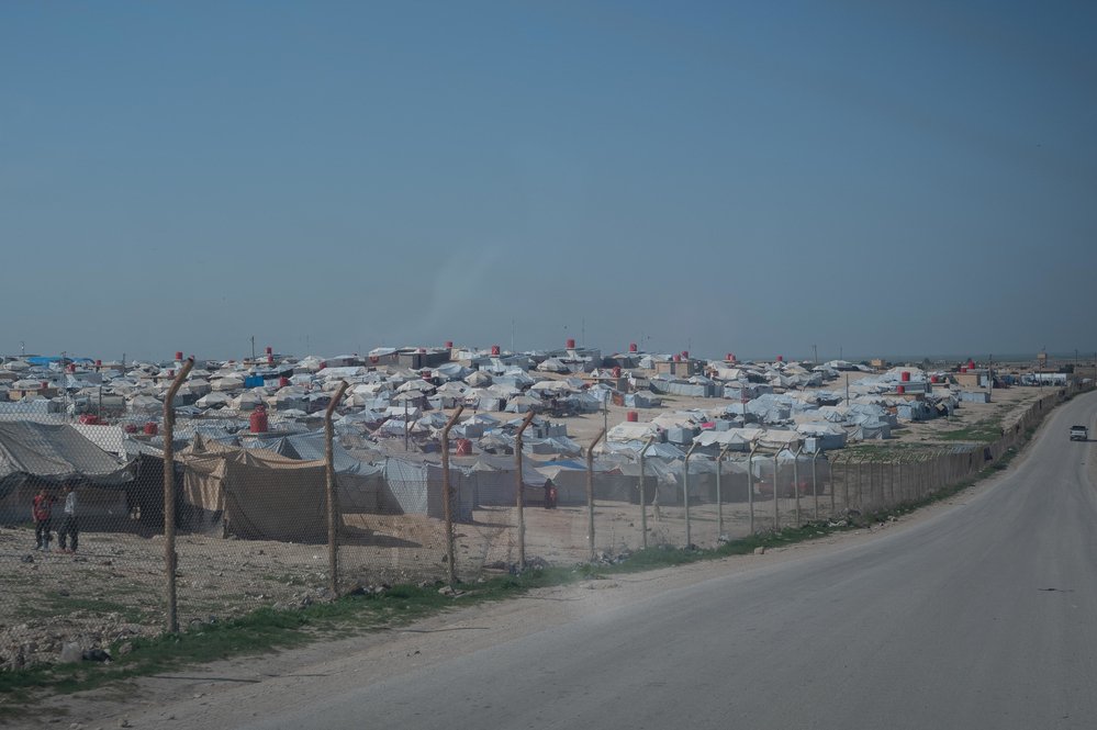 Kamp Al Hol in Syrië
