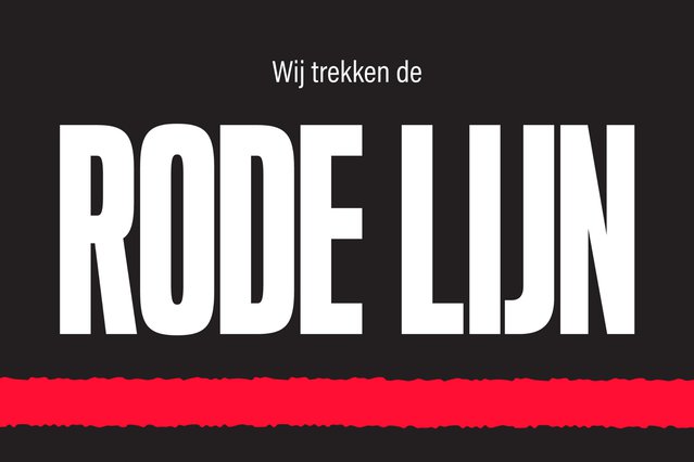 Wij trekken de rode lijn