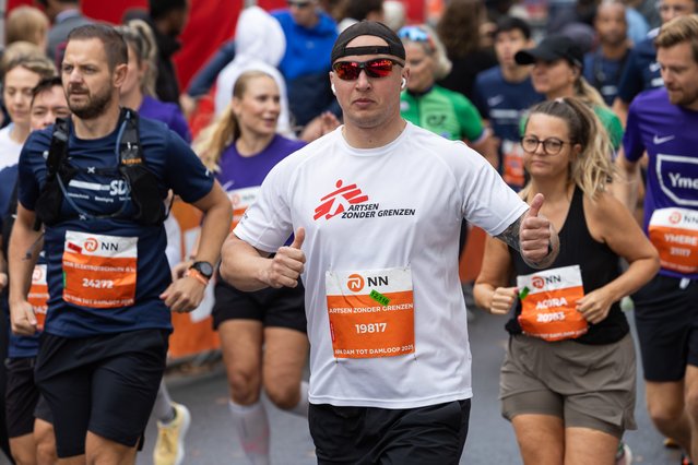 hardloper tijdens dam tot damloop
