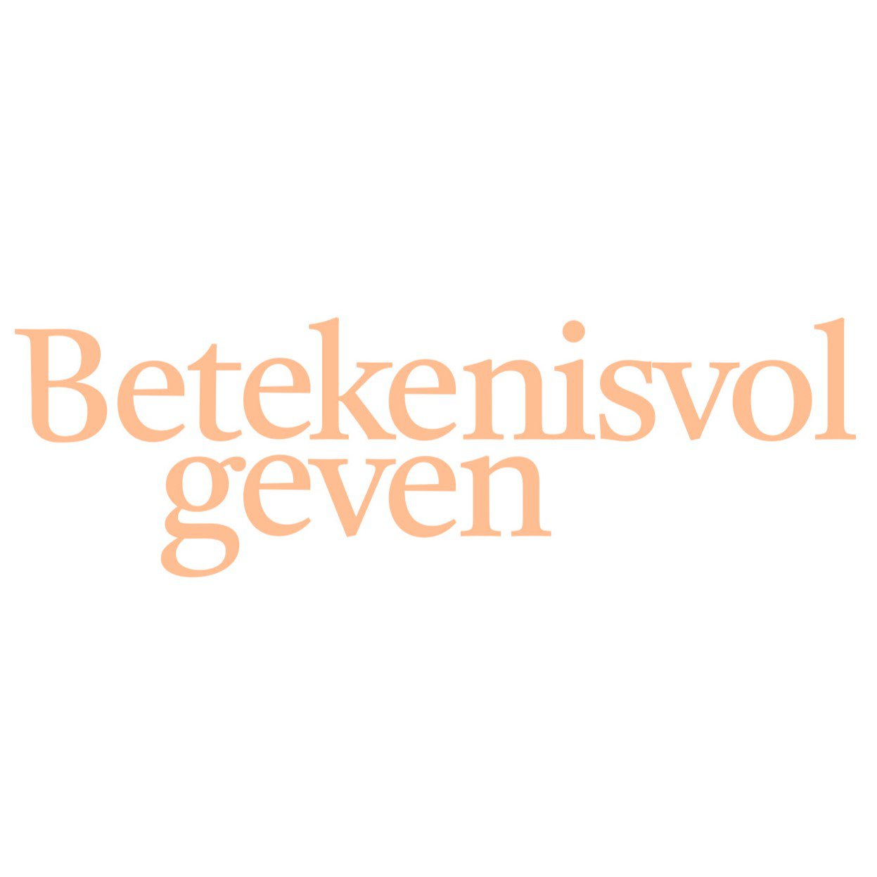Betekenisvol geven logo