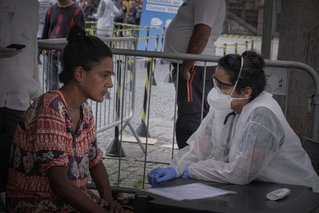 opvangcentra brazilie sao paulo screenen daklozen corona covid-19 artsen zonder grenzen