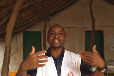 Laurent Lwindi Mukota coördinator hiv/aidsprojecten Centraal-Afrikaanse Republiek