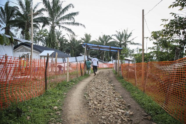 Ebolacentrum van Artsen zonder Grenzen in Mangina