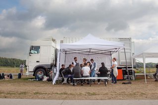 Team van Artsen zonder Grenzen in Ter Apel.