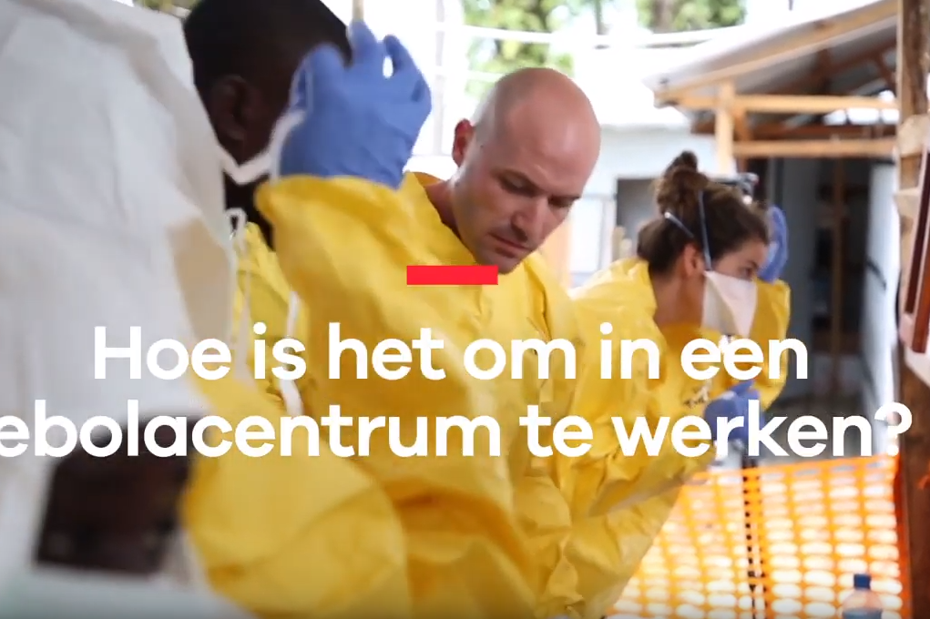 Video still 'werken in ebolacentrum'