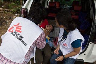 Onze kliniek in Carita subdistrict, Indonesie