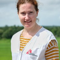 Foto: Kate White, medisch specialist en lid van het noodhulpteam van Artsen zonder Grenzen.