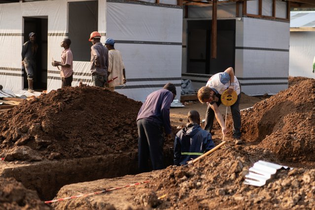 Artsen zonder Grenzen behandelingscentrum in Katwa, DR Congo