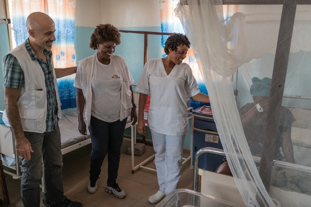 In de kliniek in het dorp Mile 91. © Giuseppe La Rosa/MSF