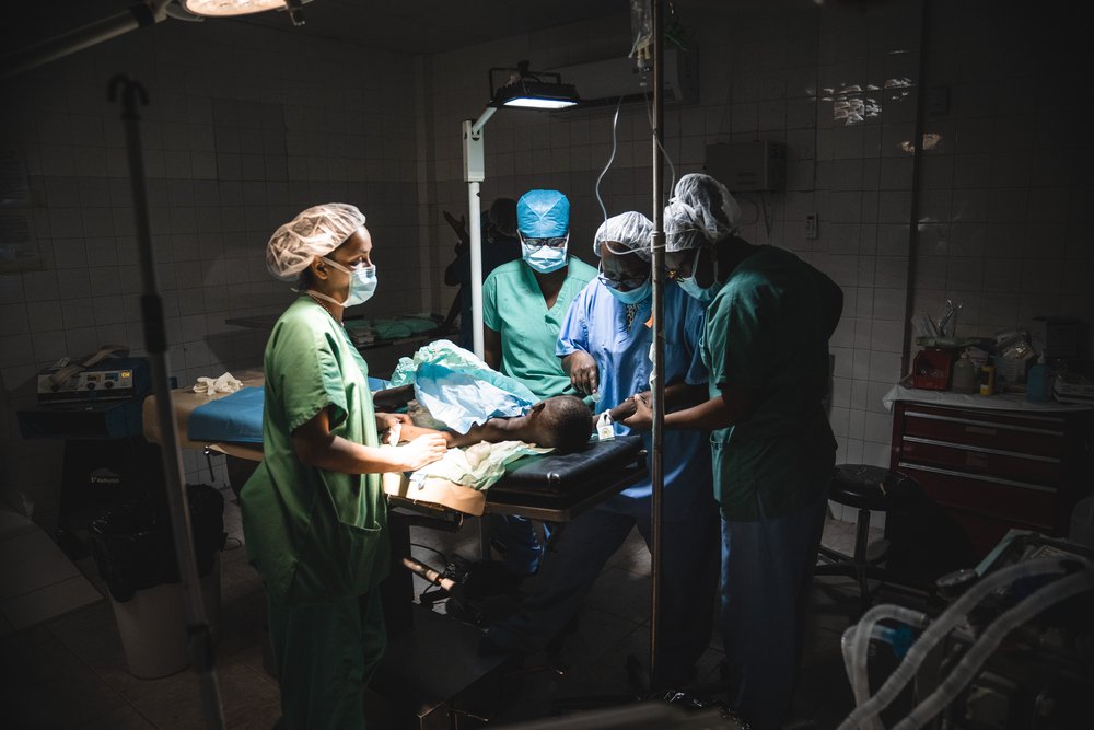 ziekenhuispersoneel operatiekamer