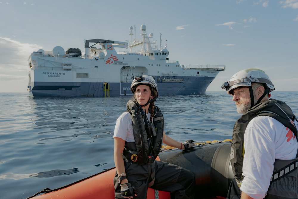 Team van Artsen zonder Grenzen op de Middellandse Zee