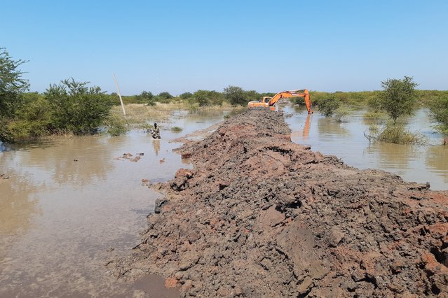 dijk bentiu zuid-soedan