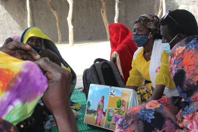 hulpverlener voorlichting ondervoeding Tsjaad