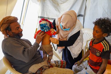 mobiele kliniek Artsen zonder Grenzen Jemen