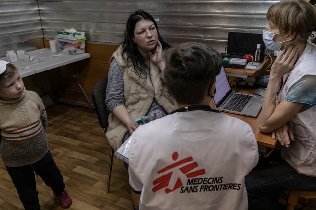 mobiele kliniek metrostation oekraine