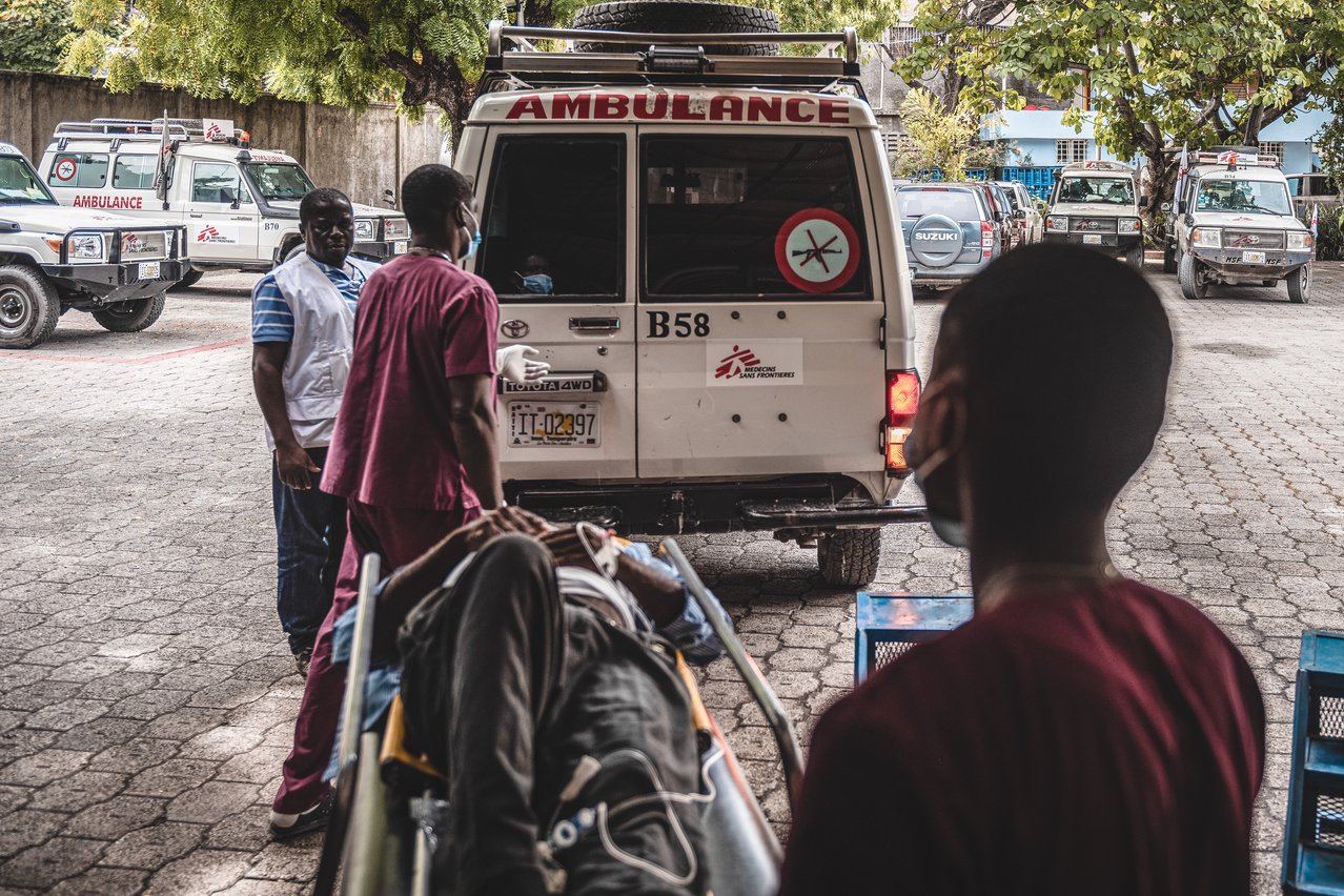 Artsen zonder Grenzen in Haïti