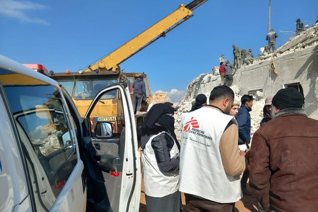 Team Artsen zonder Grenzen in Syrië