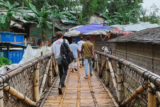 Vluchtelingenkamp in Bangladesh