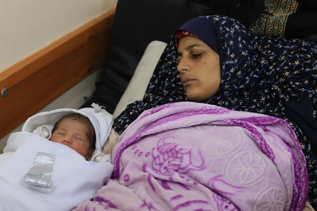 Khadra beviel in het Nasser ziekenhuis