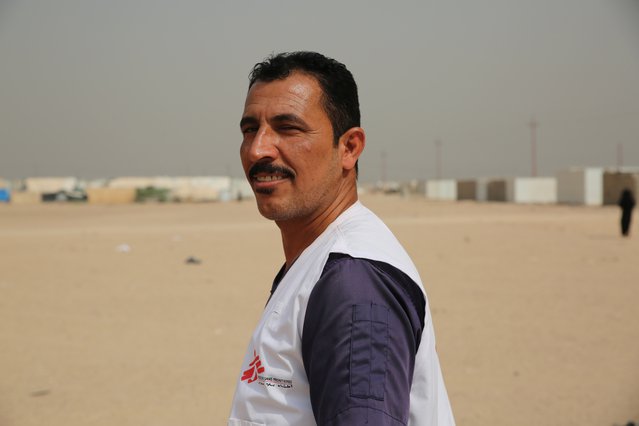 Hulpverlener Artsen zonder Grenzen in Irak