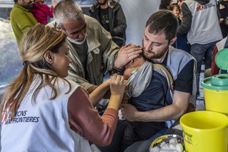 Artsen zonder Grenzen Lesvos, Griekenland Vaccinatie Campagne, november 2018