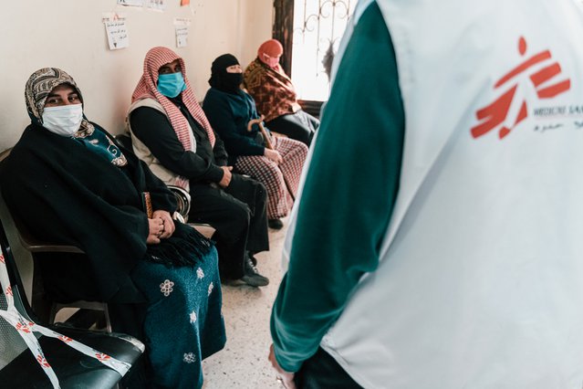 Patiënten in de wachtkamer van onze kliniek