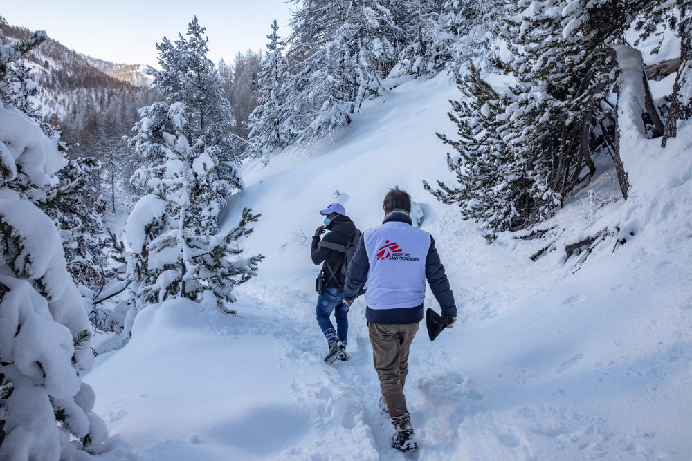 Wanhopige tocht door de bergen van Noord-Italië