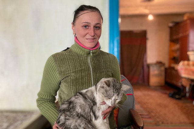 Alina Syroyid, een voormalige patiënte die in 2020 met succes werd behandeld voor multiresistente tbc in onze kliniek in Zhytomyr, Oekraïne.