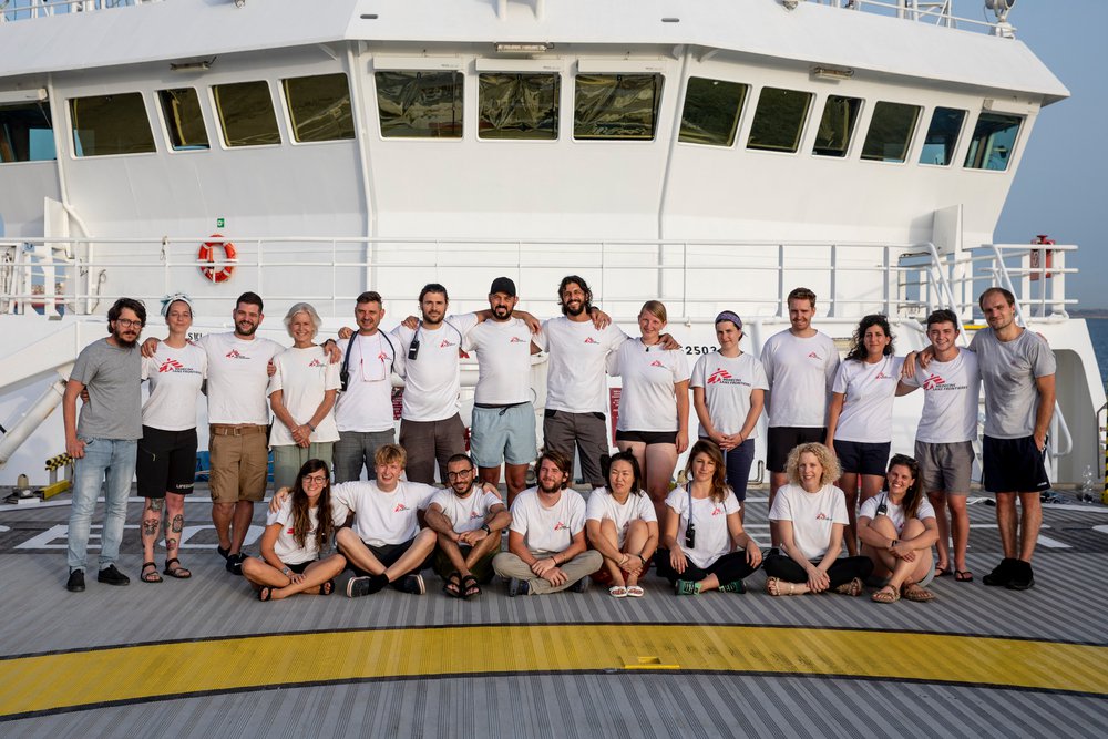 Team Artsen zonder Grenzen reddingsboot Middellandse Zee, Pablo Garrigos/MSF