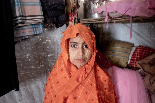 Julekha is Rohingya en woont in een vluchtelingenkamp in Balukhali Area, Cox's Bazar. ©  Yusuf Sayman