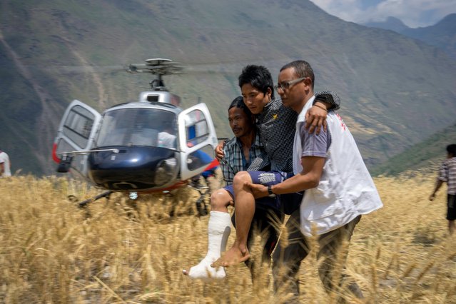Artsen zonder Grenzen noodhulpteam in actie na aardbeving Nepal