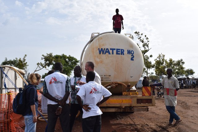 Artsen zonder Grenzen vluchtelingenkamp Uganda