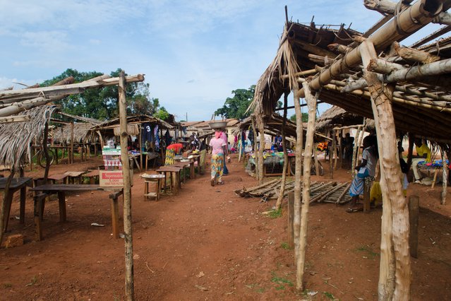 Veel mensen zijn Bangassou in de Centraal Afrikaanse Republiek ontvlucht.