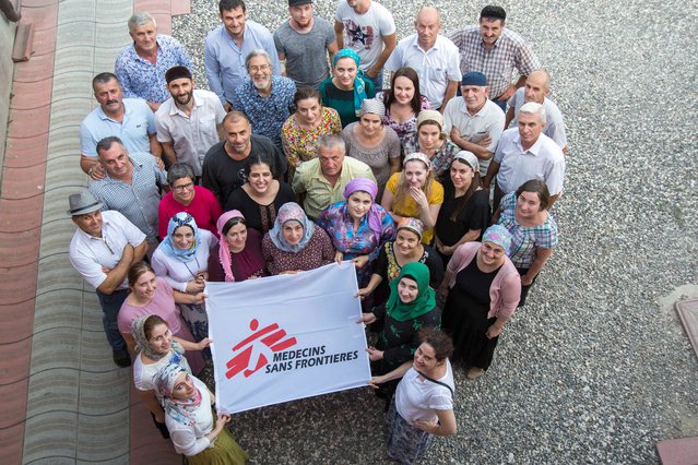Artsen zonder Grenzen team Grozny, Tsjetsjenië.