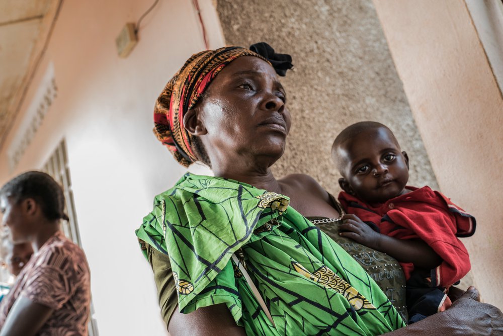 Mashanga en haar kleinzoon zijn afgereisd naar de kliniek in Tshikapa, in de regio Kasai in de Democratische Republiek Congo.