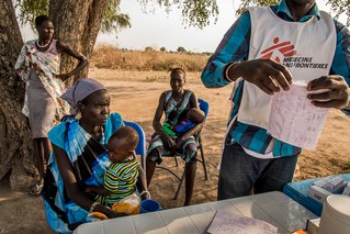 Medisch consult Artsen zonder Grenzen in Zuid-Soedan