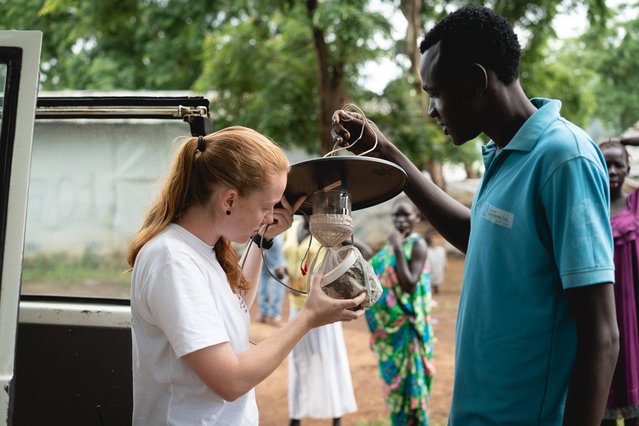 Muggen vangen ter voorkoming van Malaria