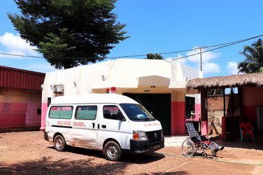 Onze kraamkliniek in Bangui, Centraal Afrikaanse Republiek.