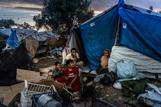 Tentenkamp Lesbos, Griekenland