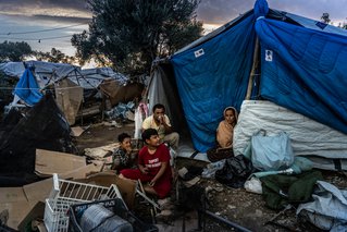 Tentenkamp Lesbos, Griekenland