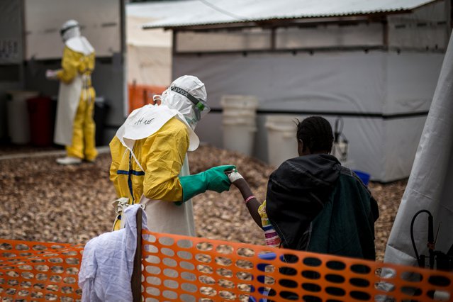 Ebolabehandelcentrum in de stad Butembo in DR Congo
