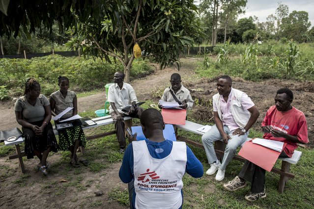 Gezondheidsvoorlichters Artsen zonder Grenzen in DR Congo.