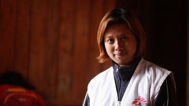 Verpleegkundige Artsen zonder Grenzen in Myanmar