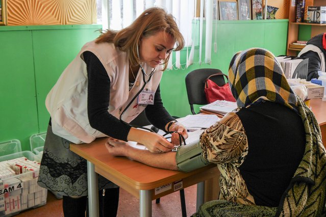 Artsen zonder Grenzen bloeddruk  mobiele kliniek