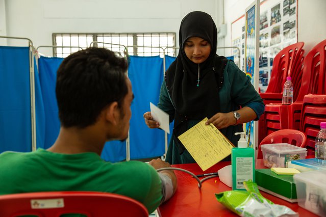 Mobiele kliniek Artsen zonder Grenzen in Maleisië