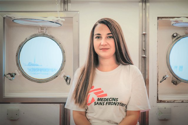 specialist humanitaire zaken Ilina artsen zonder grenzen aan boord Sea-Watch4