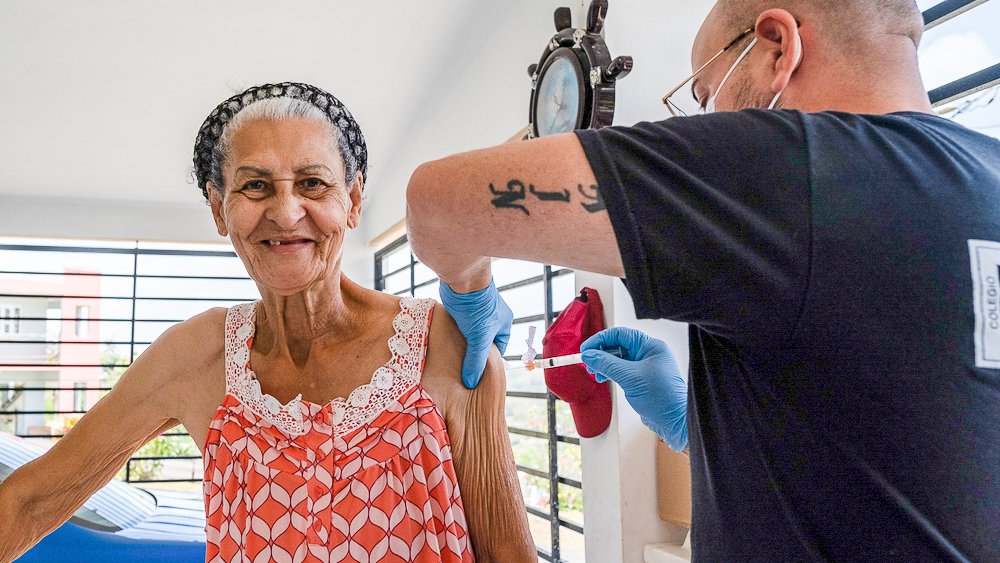 ouderen vaccinatie Puerto Rico MSF AzG