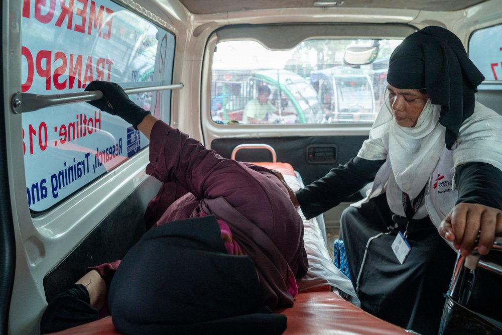 Bangladesh Rohingya zwanger baby