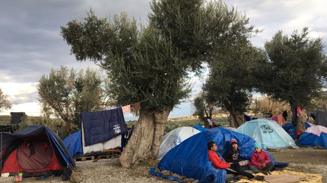 Winterkou in kamp Moria Lesbos, Griekenland, december 2017 | Artsen zonder Grenzen
