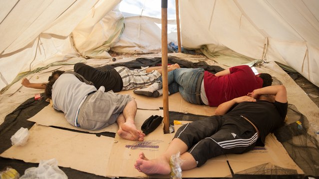 Moria vluchtelingenkamp Griekenland, Lesbos juli 2015 | Artsen zonder Grenzen